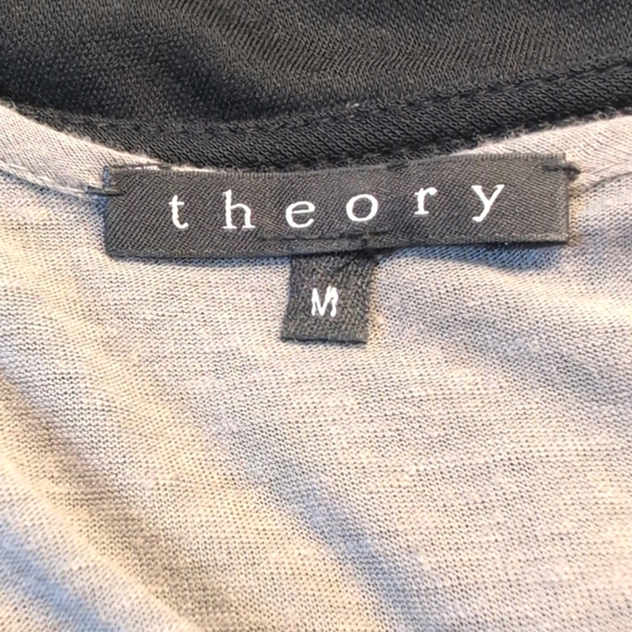 Theory‎ Drape Neck Layered Sleeveless Modal Tank Dress Size Medium - Picture 6 of 8